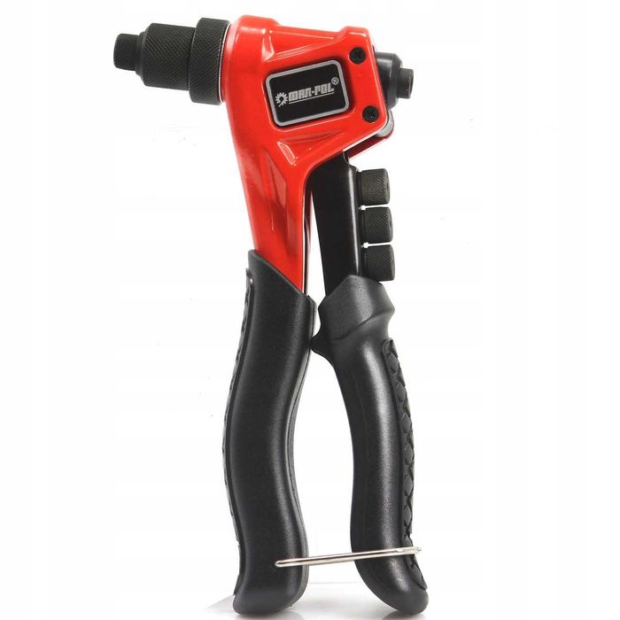 Професійний ручний заклепочник 2,4-4,8мм зі змінними насадками Mar-Pol