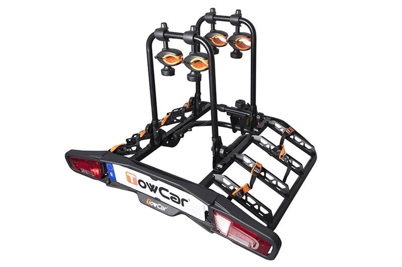 Suporte 4 bicicletas engate reboque