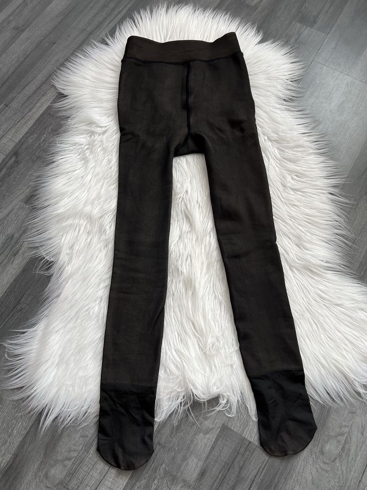 Nowe beżowe cieliste rajstopy M/L