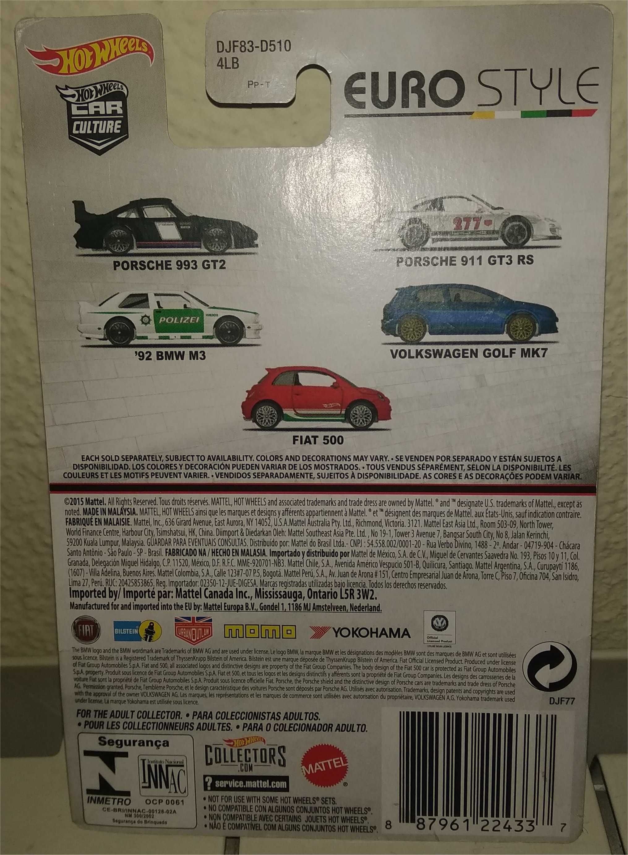 Hot Wheels - Volkswagen Golf MK7 - Euro Style (2016)