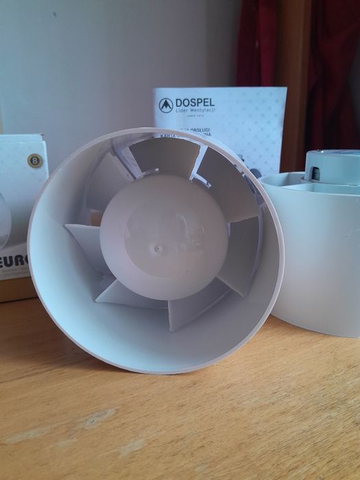 Побутовий витяжний вентилятор (2 шт) канальний білий 120 мм Dospel EUR