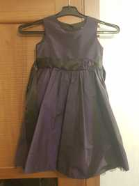 Дитяча сукня темно-фіолетова, 4-5 років, 104-110см