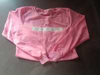 Damska cienka różowa bluza