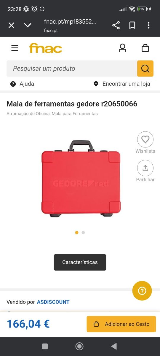 Caixa de ferramentas  GEDORE