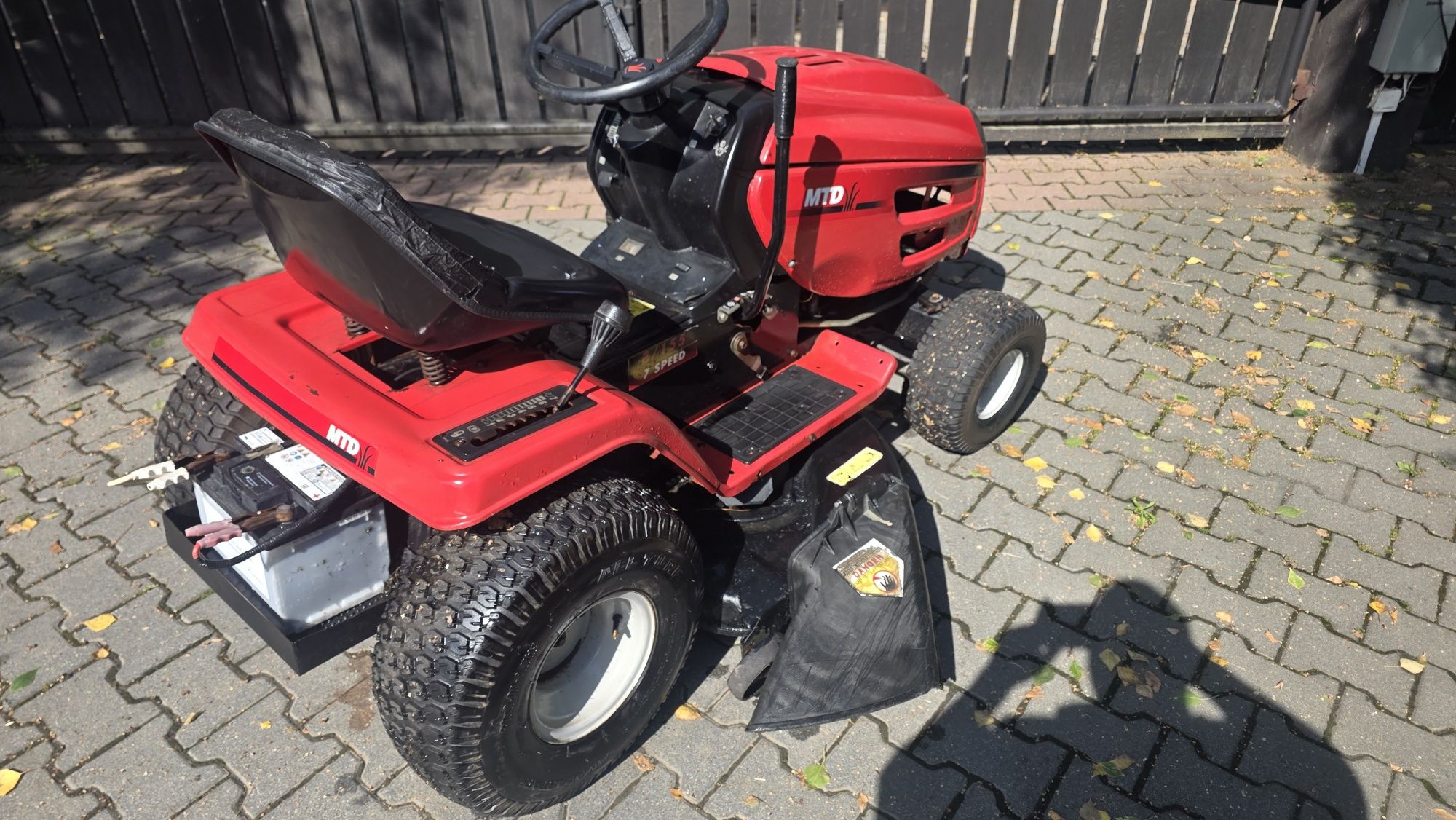 traktorek MTD kosiarka 15,5KM silnik briggs&stratton  2 noże=107cm