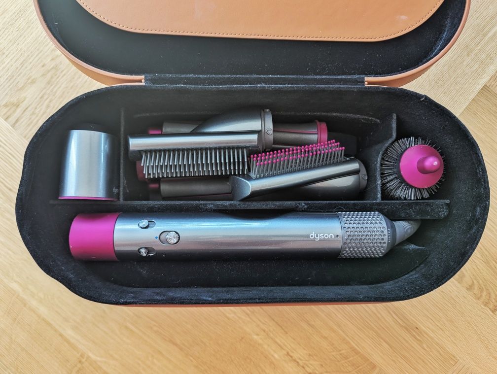 Suszarko-lokówka Dyson Airwrap Complete HS01 - Nikiel Fuksja
