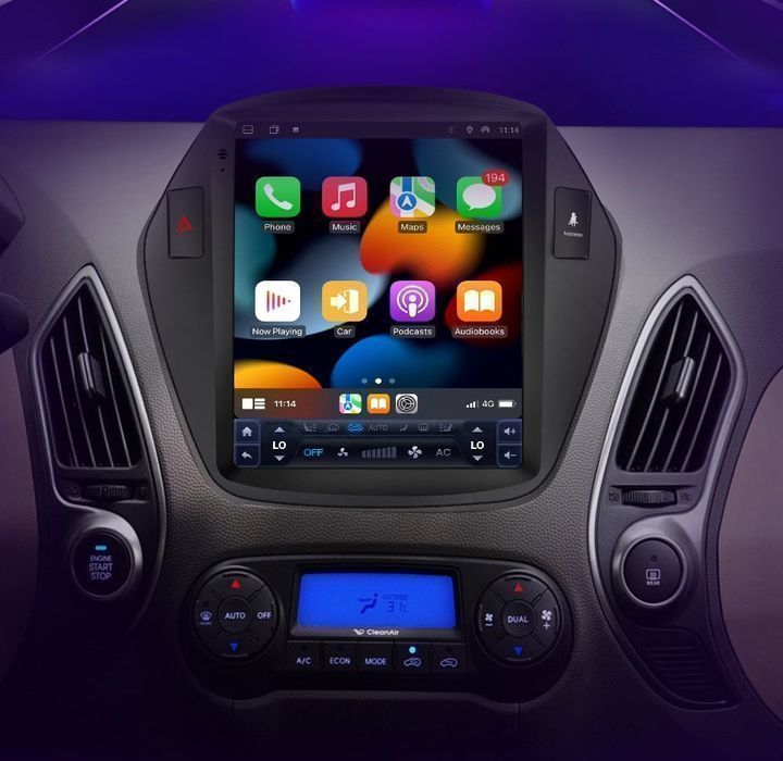 Radio nawigacja Hyundai Tucson 2 IX35 Tesla Style Android Carplay DSP