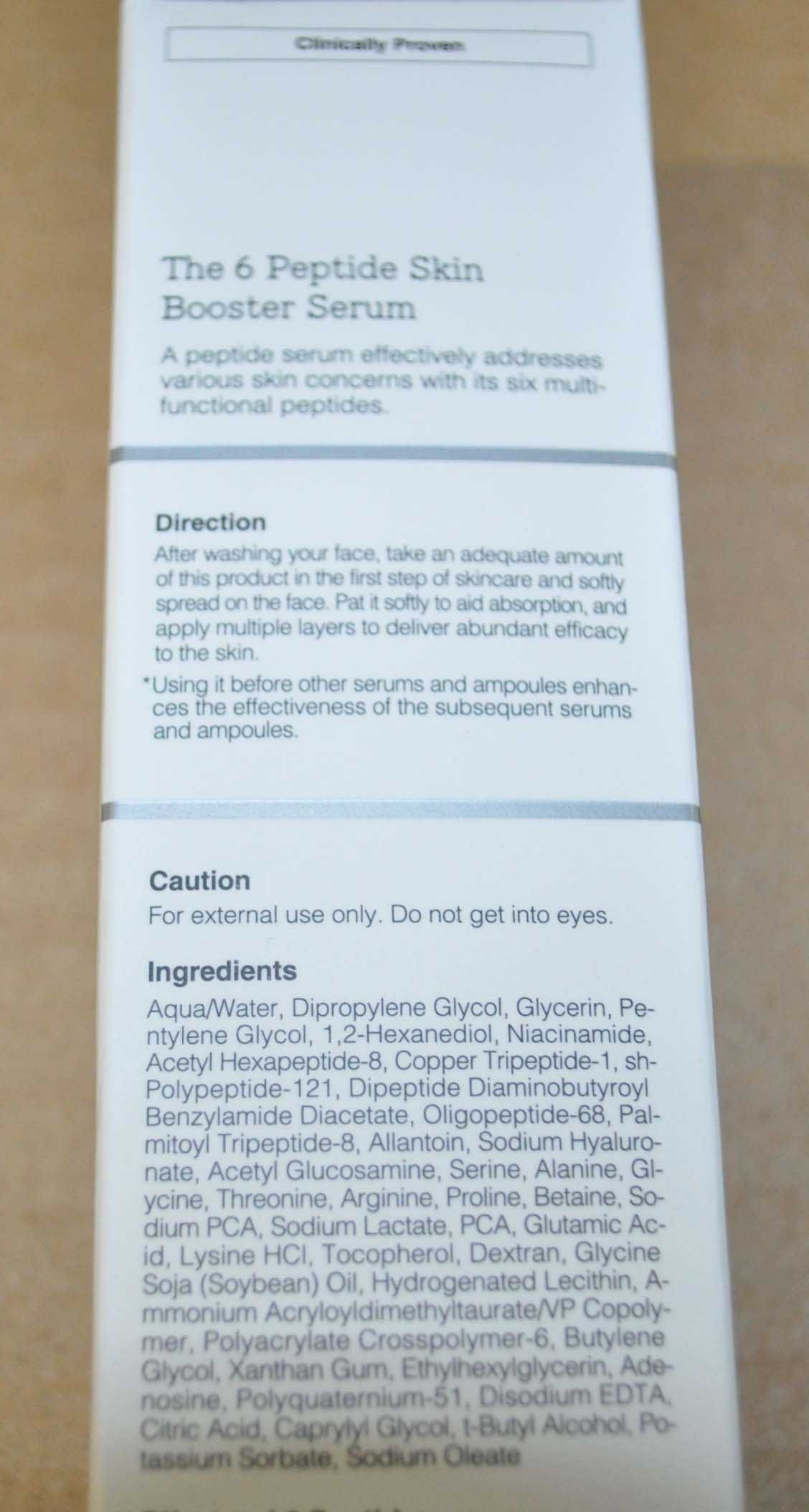Serum do twarzy The 6 Peptide Skin Booster 150 ml
