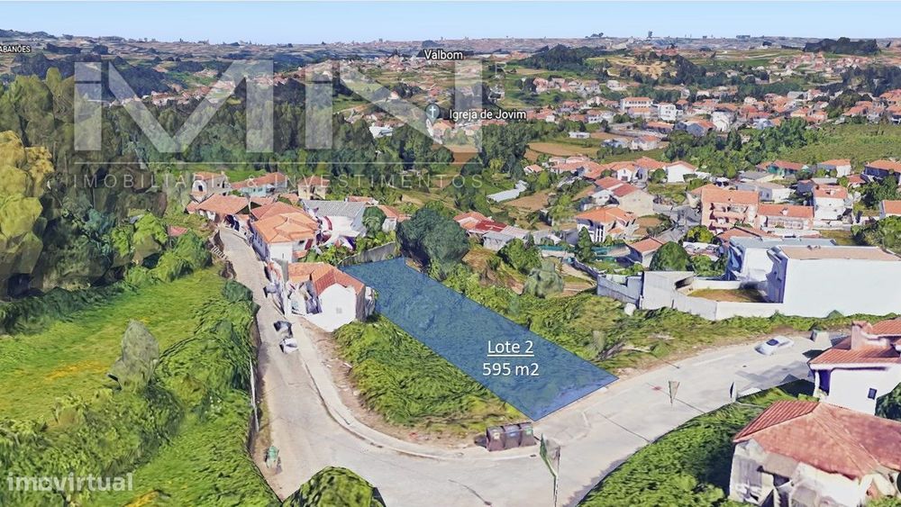 Lote de terreno c/ 595m2 para construção de moradia