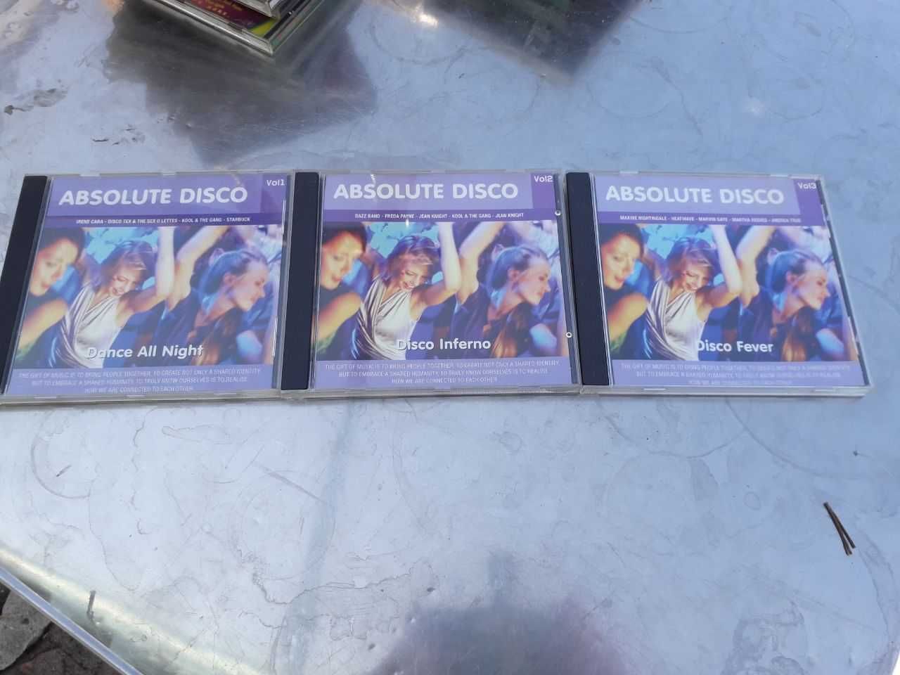 CD - Absolute Disco Vol 1, 2,3 Dance All Night