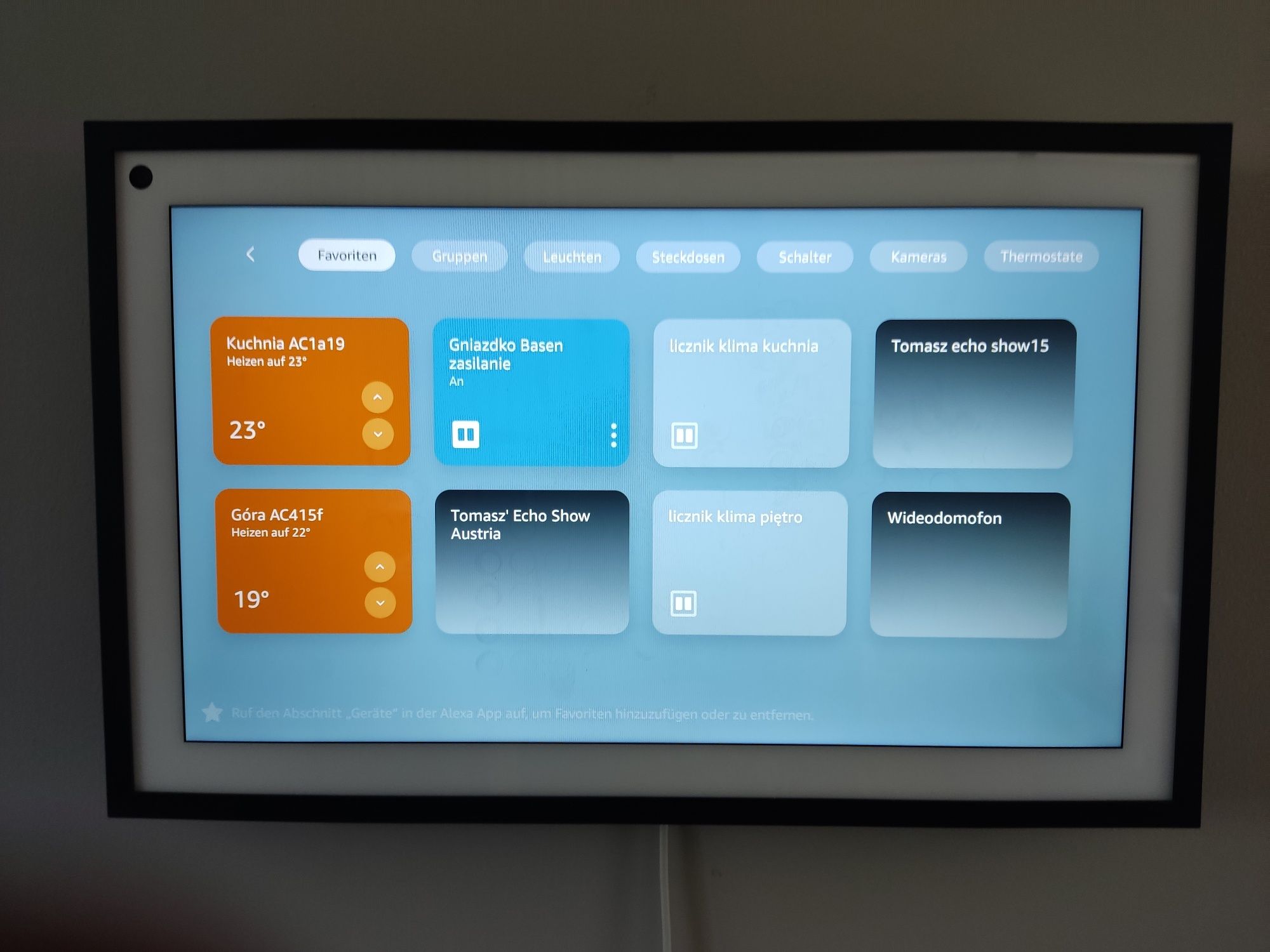 Alexa echo show 15
