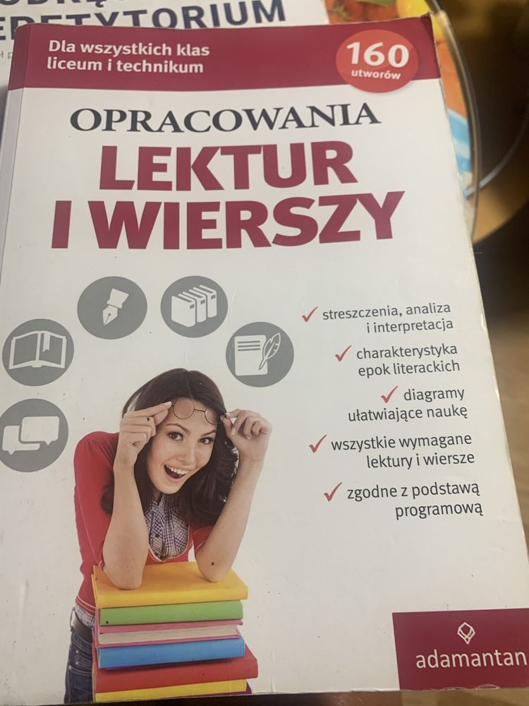 Podręcznik opraciwania lektur i wietszy dla liceum i tech