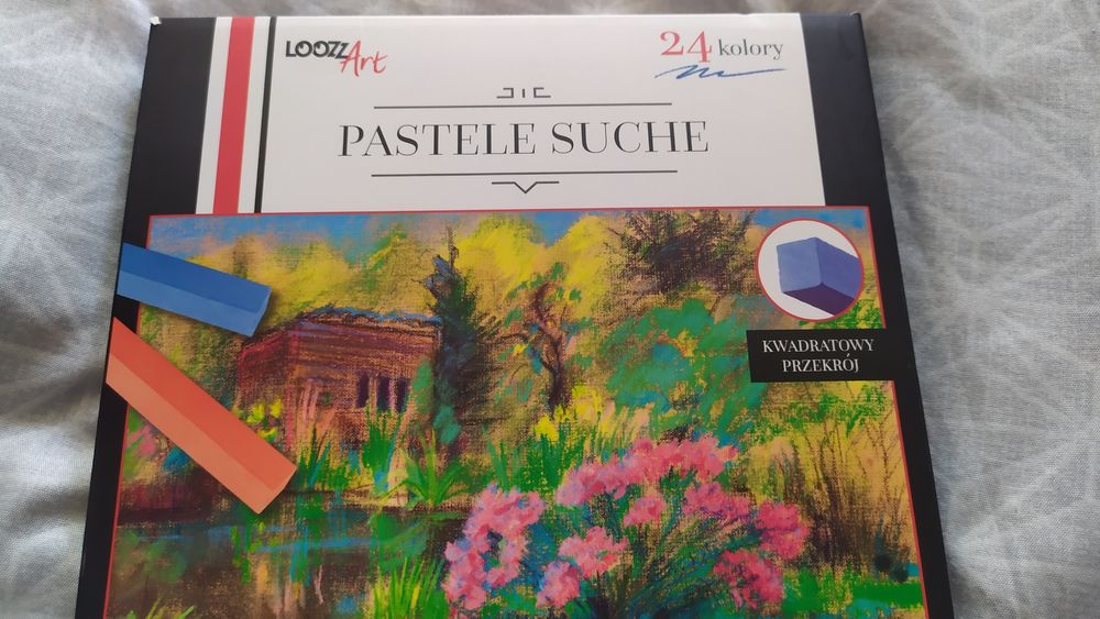 Pastele suche 24 kolory kwadratowe - LoozzArt