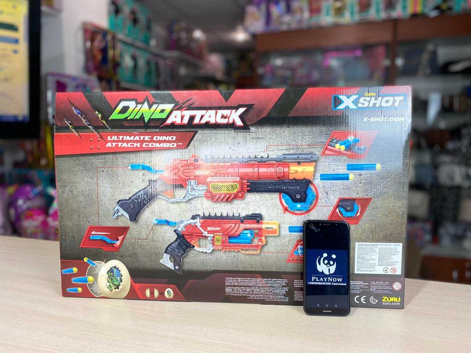 X-Shot Набір швидкострільних бластерів DINO Combo Pack *