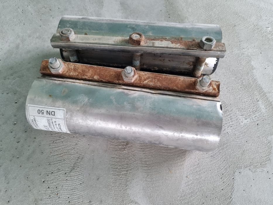 Opaska naprawcza dziurawej pęknietej rury DN 50