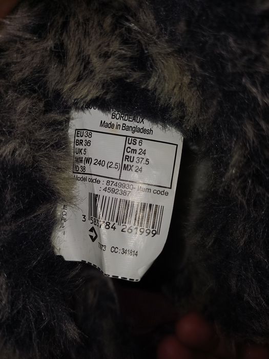 Buty zimowe rozm 38