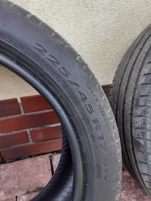 Sprzedam opony letnie PIRELLI 225/45/17