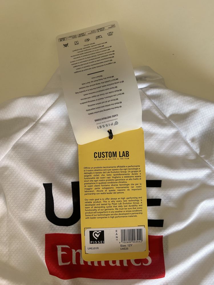 UAE Team Emirates - XRG 2025 Replica Junior Short Sleeve Jersey