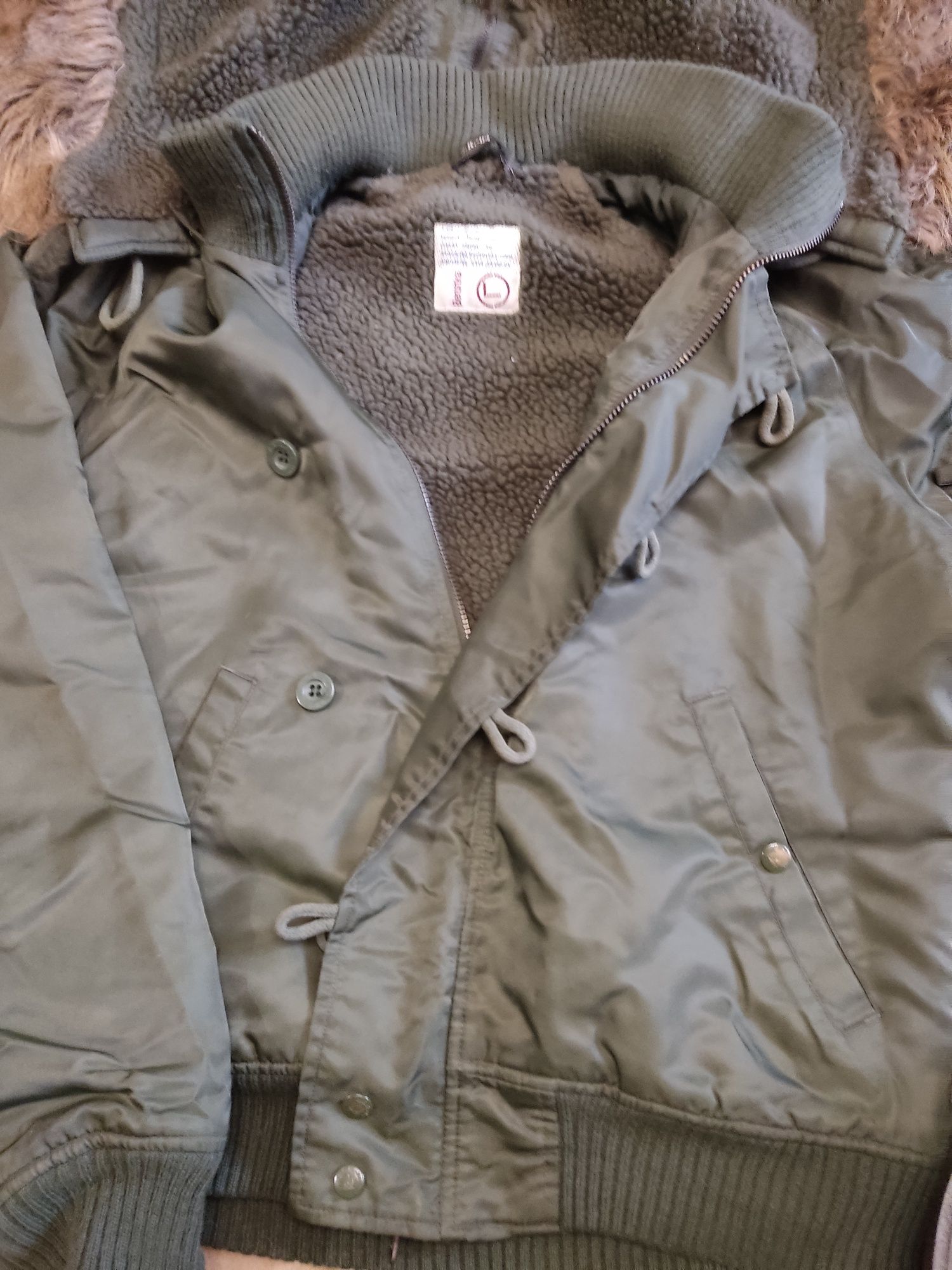 Зимняя мужская куртка- бомбер (размер 48-50)