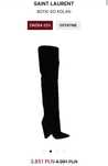 Kozaki Botki YSL Saint Laurent 37
