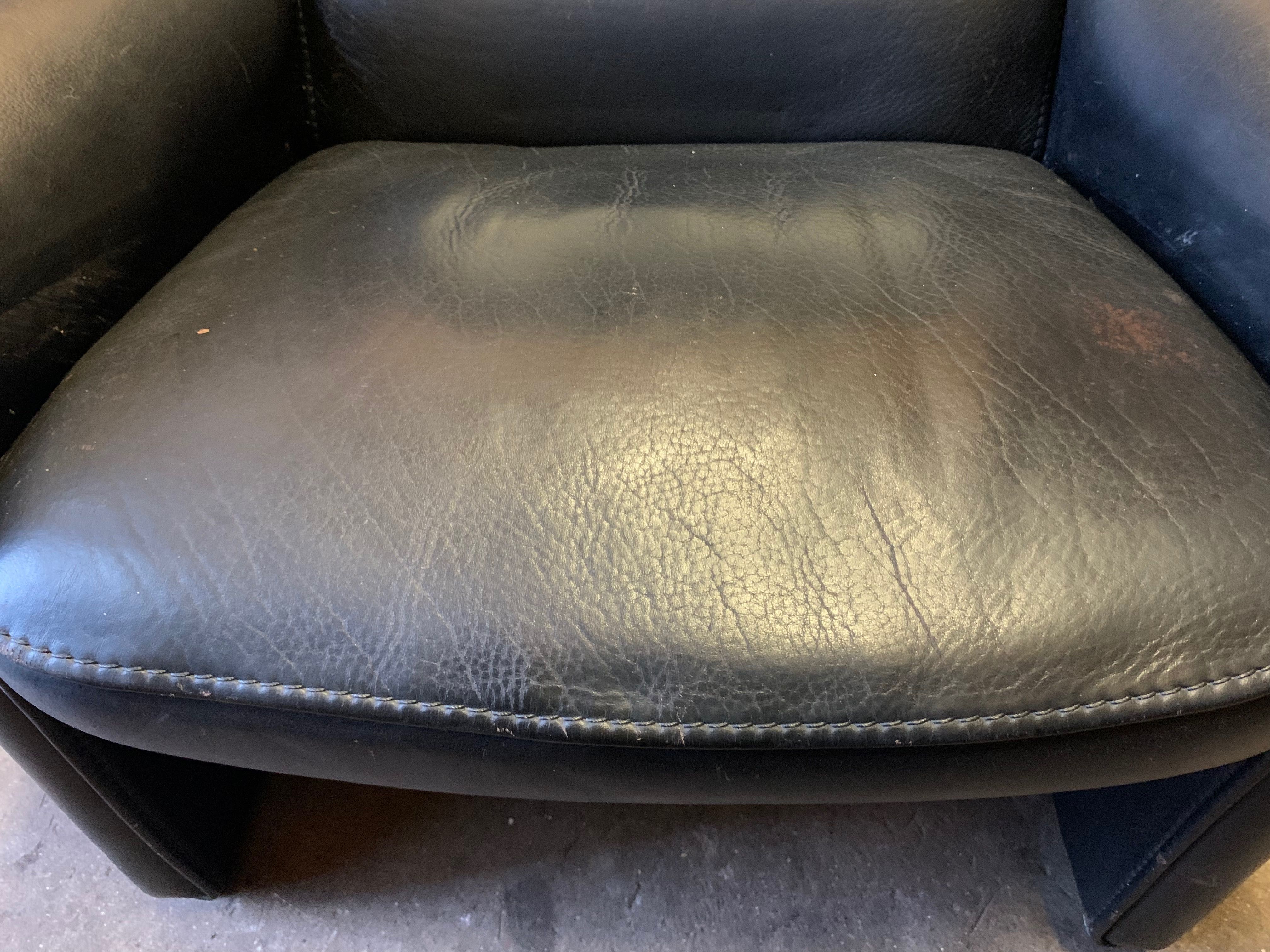 Fotel relaks skóra  - vintage - De Sede DS-50 Szwajcaria