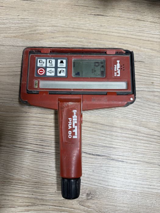 Ротаційний лазерний рівень Hilti PR 35 + приймач PRA 80 + пульт PRA 35