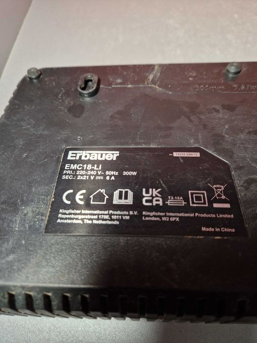 Ładowarka ERBAUER EMC18-LI 2 wyjścia