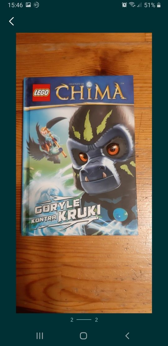 Książka Lego Chima Goryle kontra Kruki