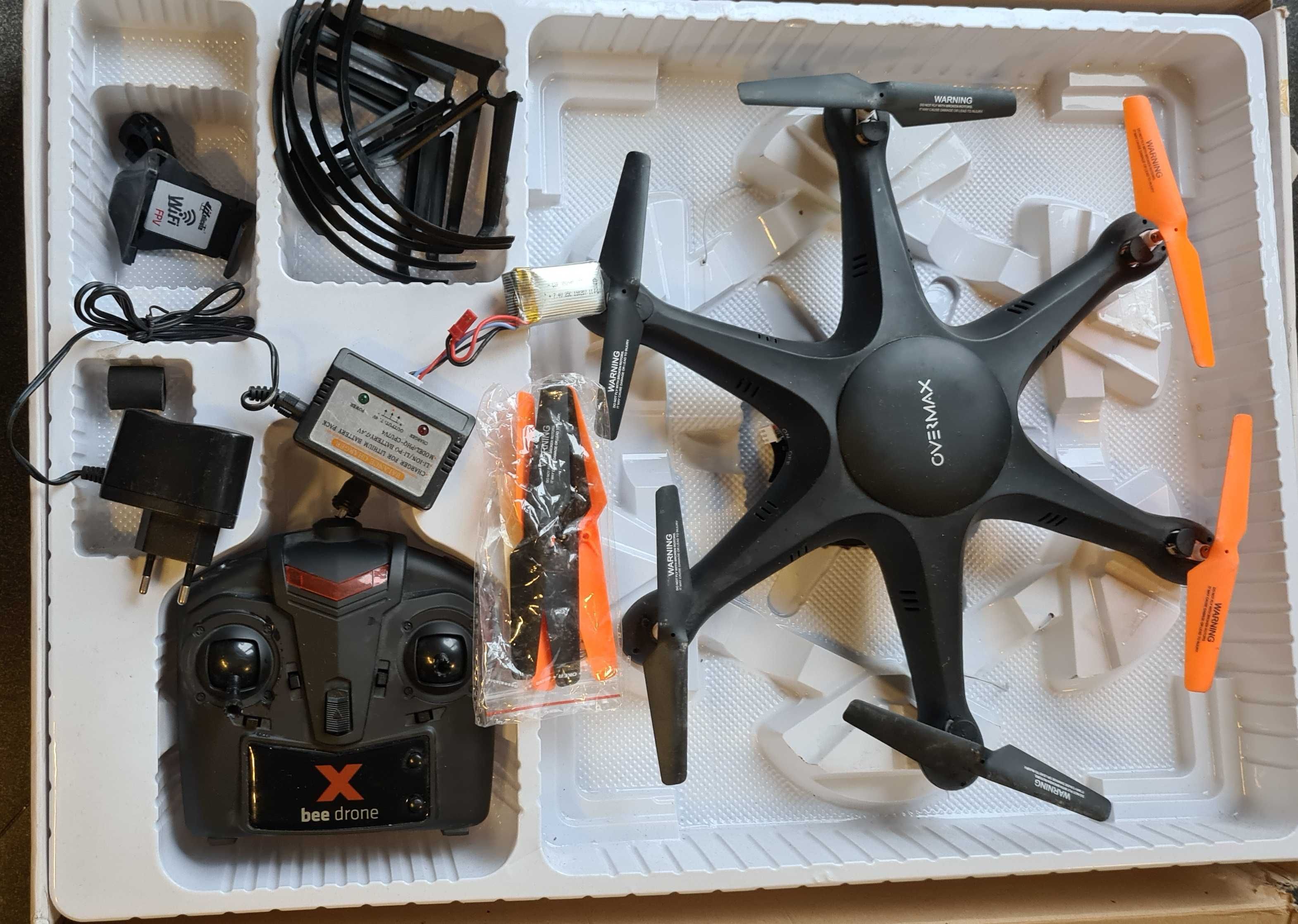 Dron X-bee drone 6,1 Overmax, zabawka zdalnie sterowana