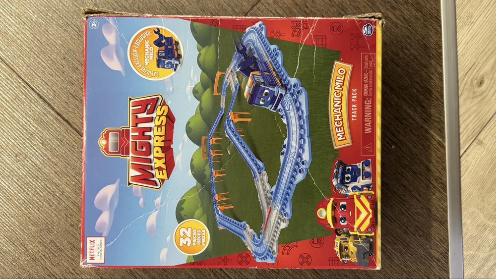 Ігровий набір залізна дорога Mighty Express Push-and-Go + герої