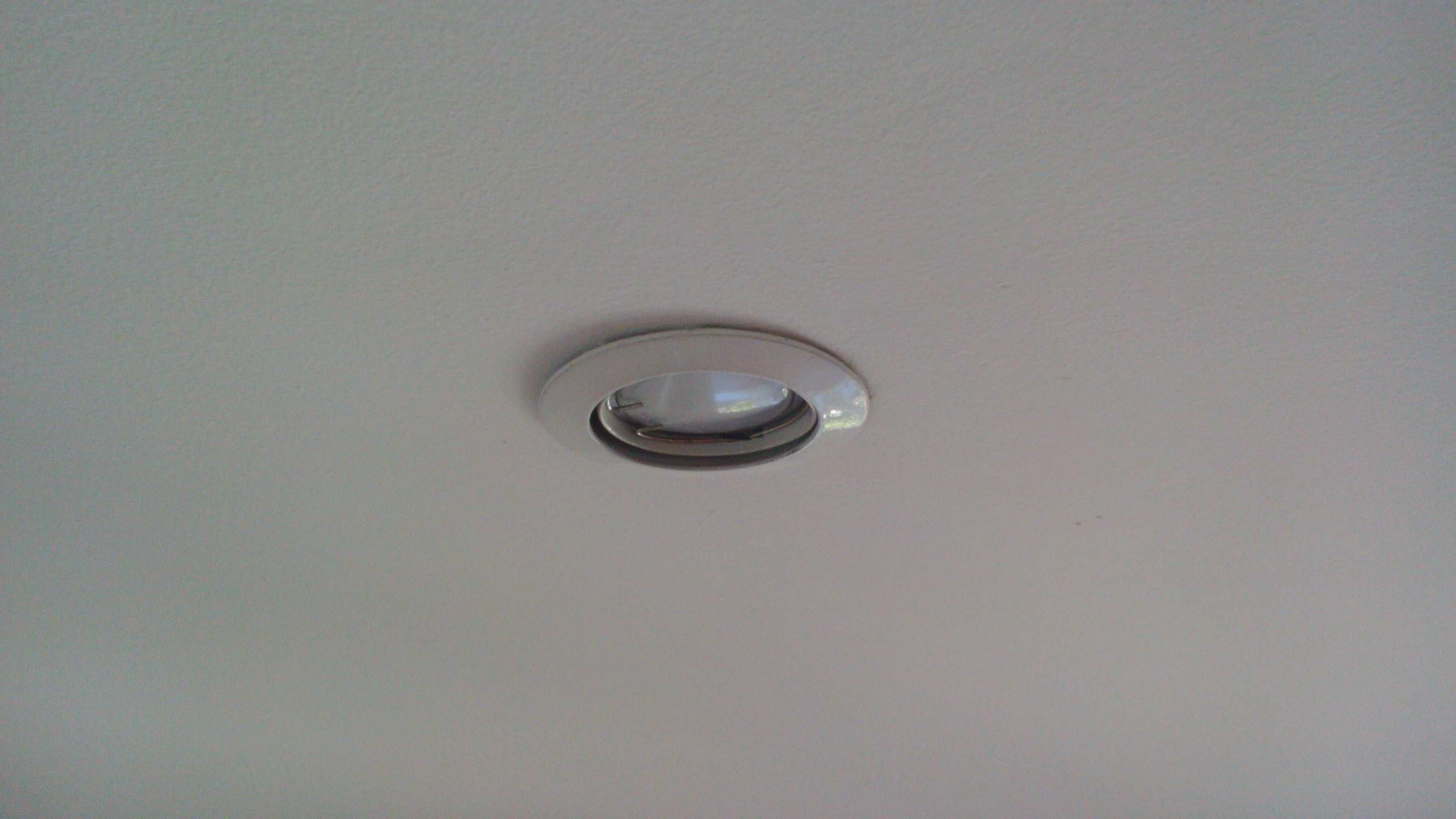 Aro de projetor para iluminação de teto falso 6cm diâmetro rotativo