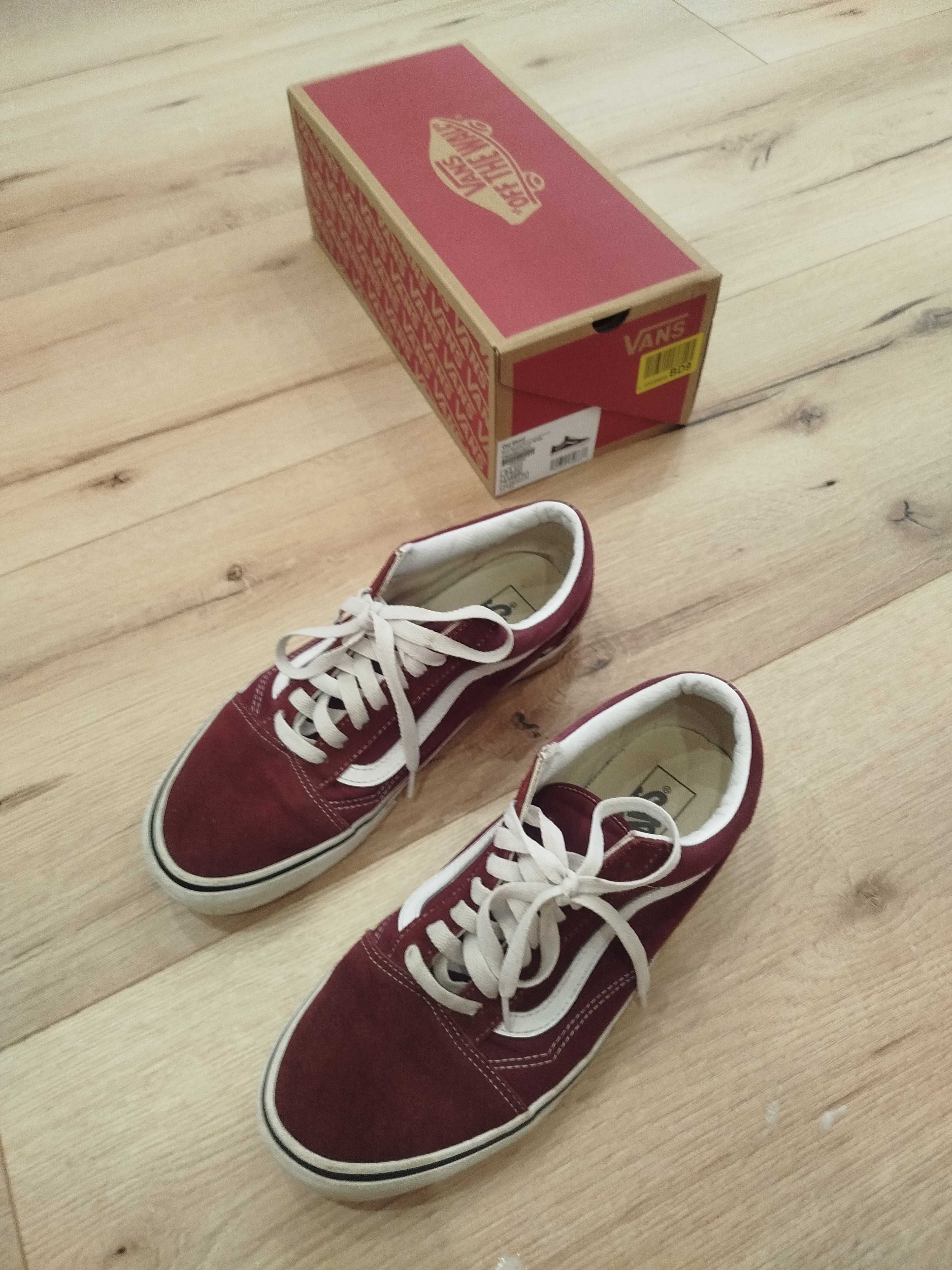 Trampki Vans 42.5 bordowe