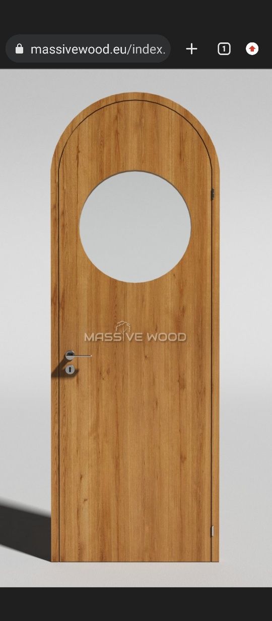 Drzwi drewniane dębowe