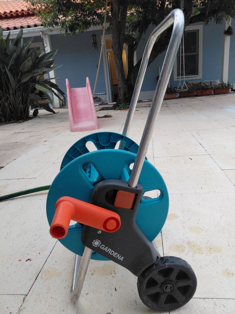 Kit rega enrolador + mangueira 20mts