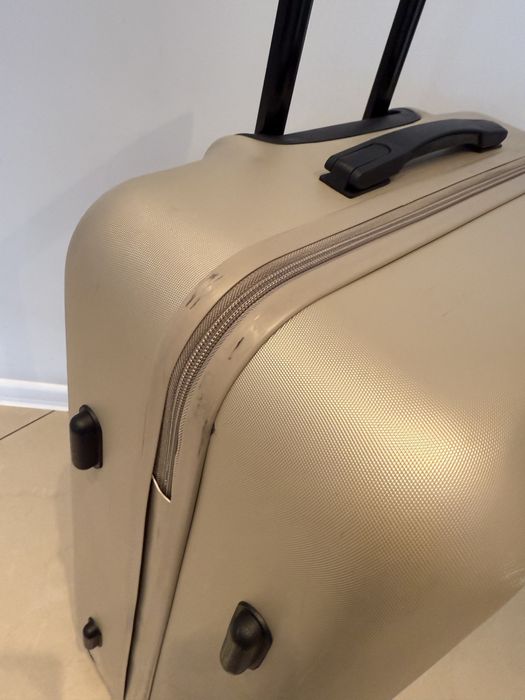 Walizka podróżna Wittchen Duża zloto czarna