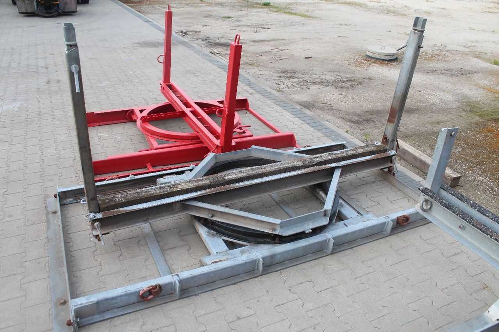 Przyczepa dłużyca dłużycowa do stali drutu słupów energetyka 4,5 Tony