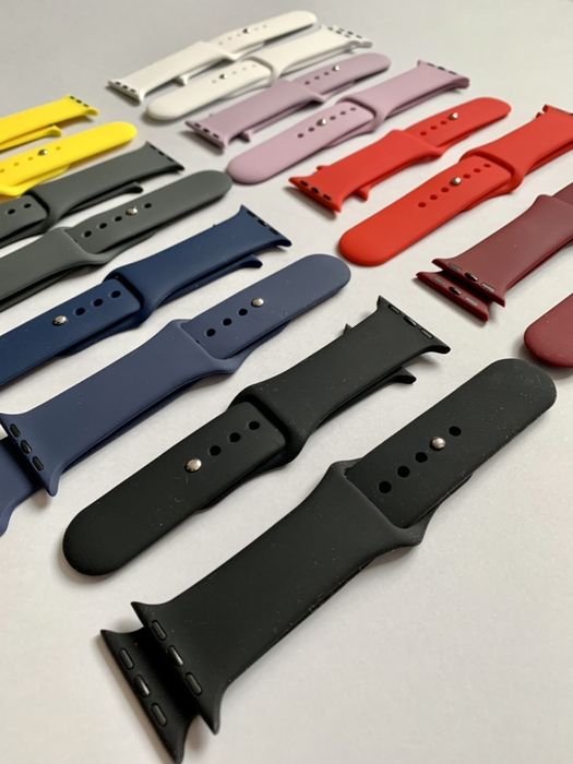 Силіконовий ремінець браслет для на Apple Watch на всі моделі