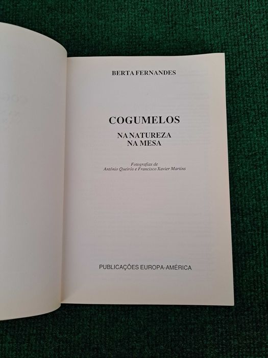 Cogumelos na natureza na mesa - Berta Fernandes