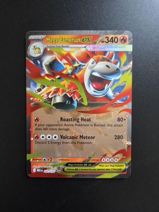 Pokemon Mega Evolution MEG 022 Mega Camerupt ex