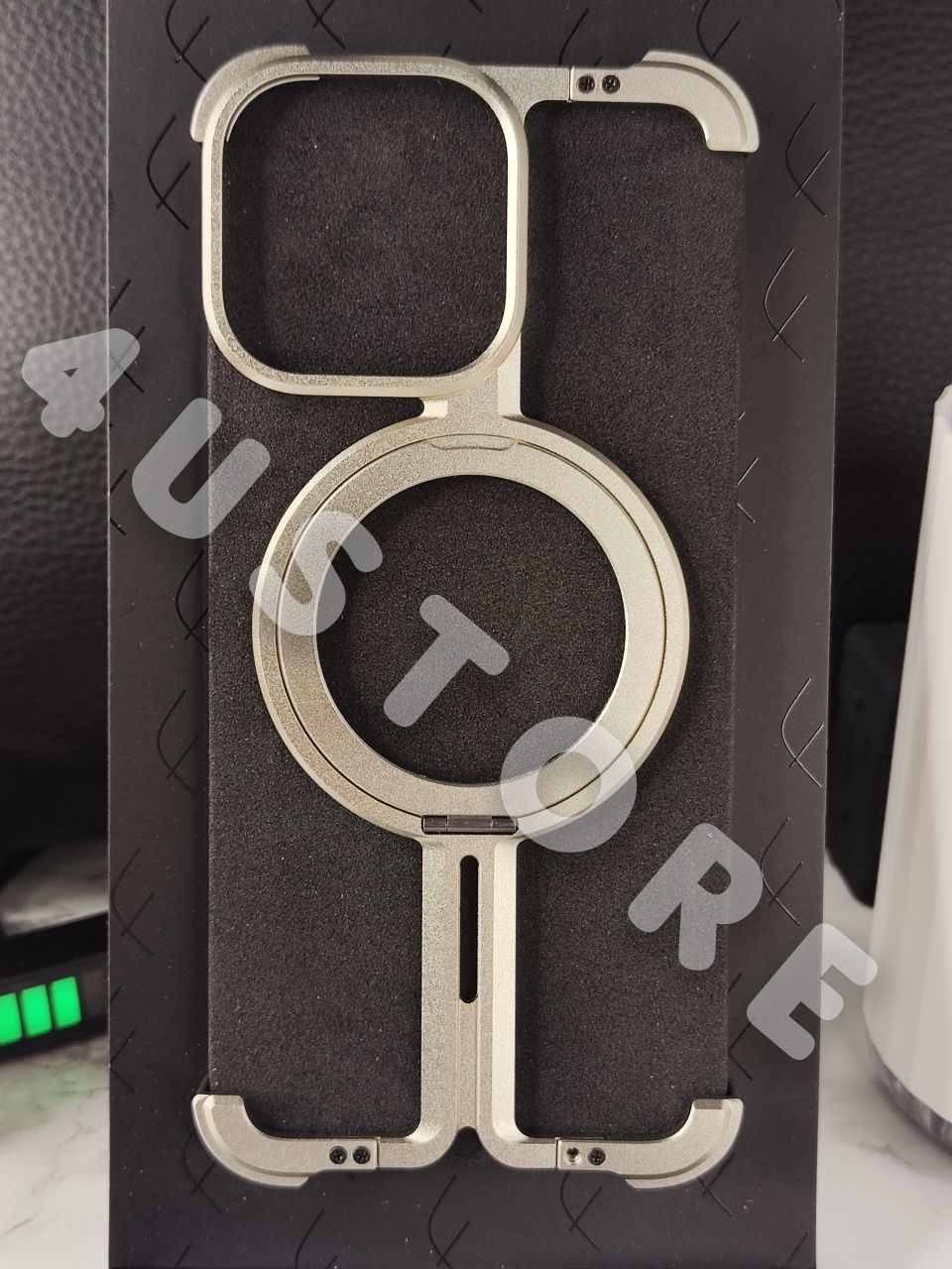 Чехол Metal Frame Magsafe на iPhone 15 Pro Max бампер чохол металевий