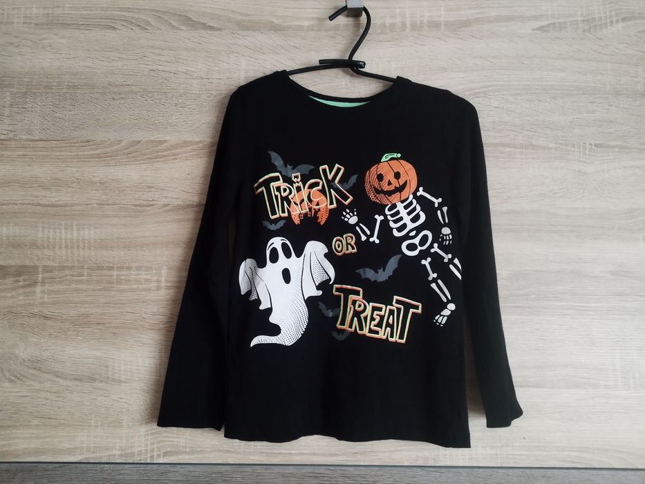 Bluzka na Halloween duch dynia 8-9 lat