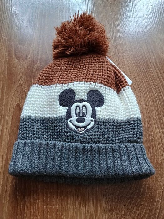 Czapka ocieplana chłopięca r.12-18msc