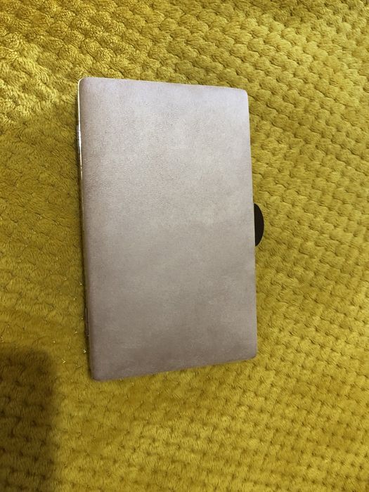 Pochete, rosa nude em pele de pêssego