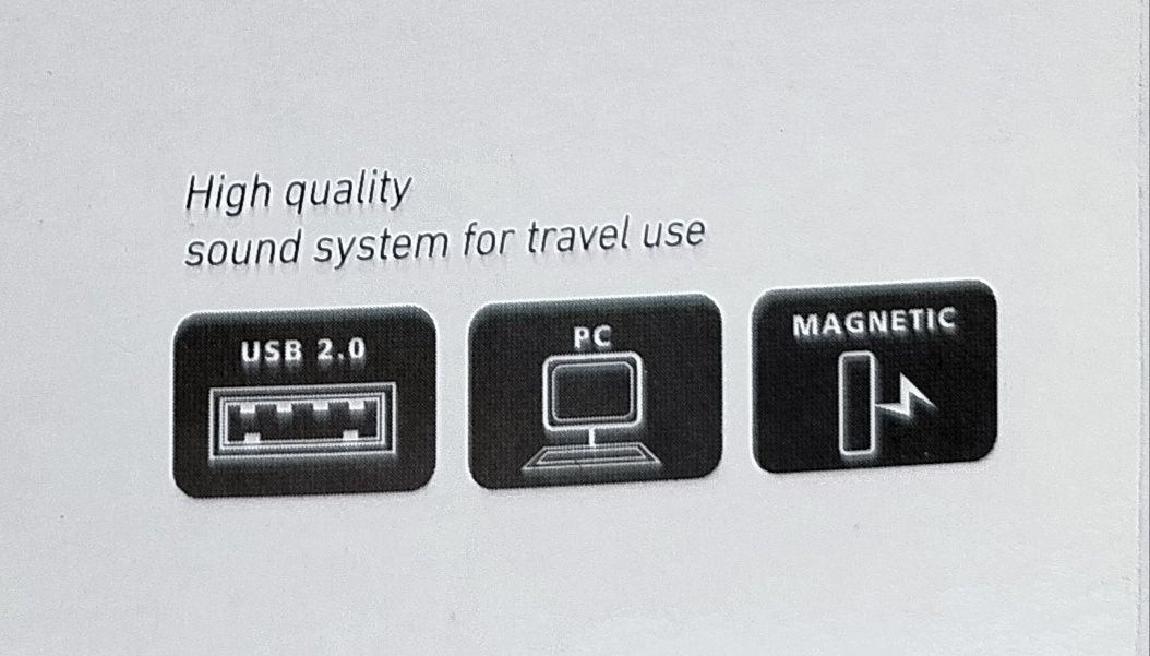 Głośniki AGK do PC/LAPTOP inne na USB  klips Plug&Play