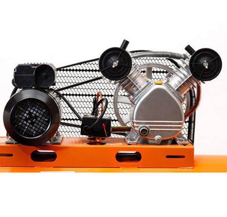 Компресор двоциліндровий Rebiner 120 л РОЗПРОДАЖ