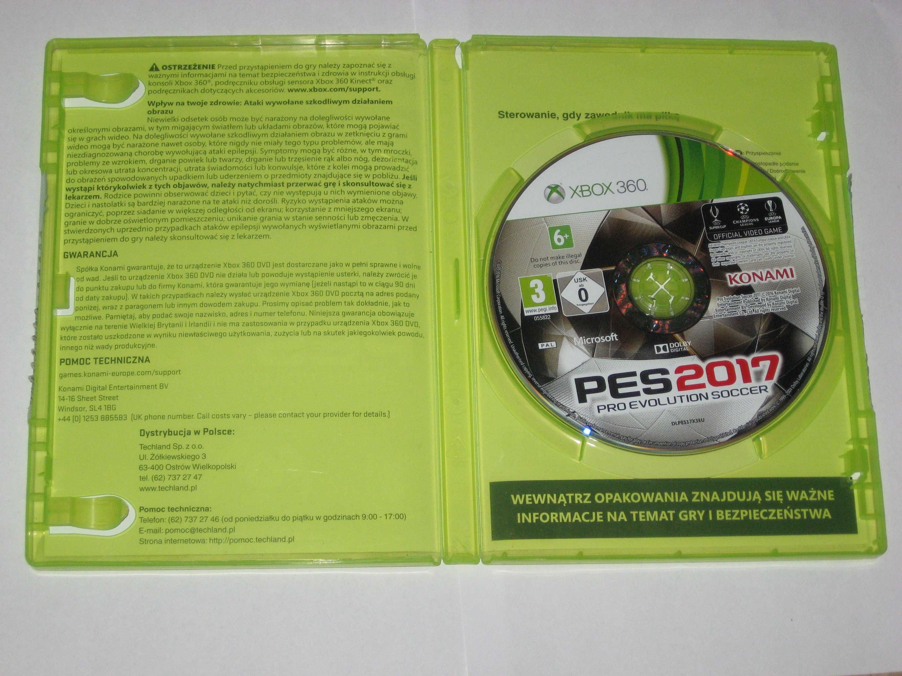 Pro Evolution Soccer 2017 PES2017 PES 2017 XBOX360 BDB!