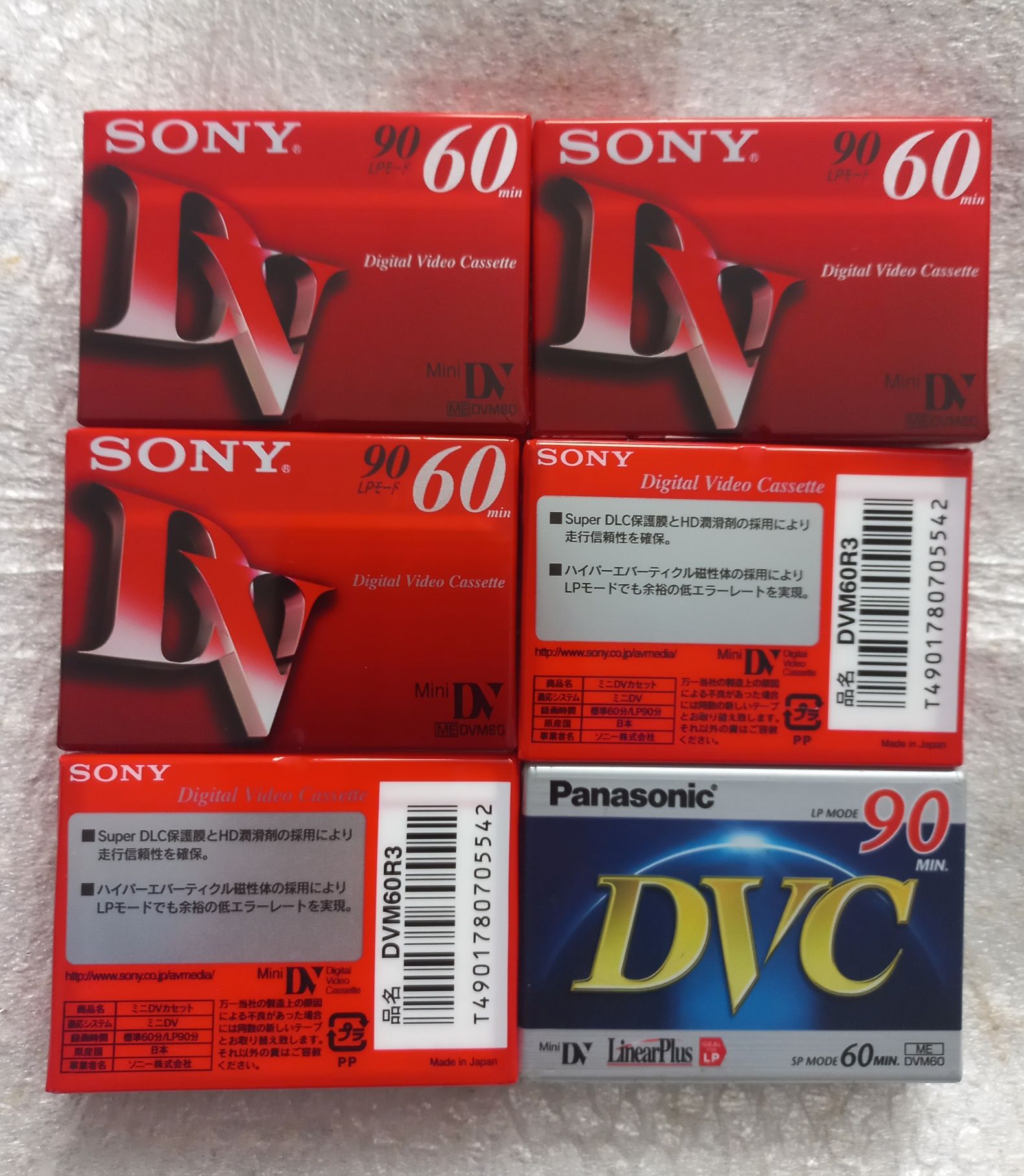 Продам видеокассеты VHS_C, Hi8, MiniDV, DVCPRO, MICROCASSETTE MC-90