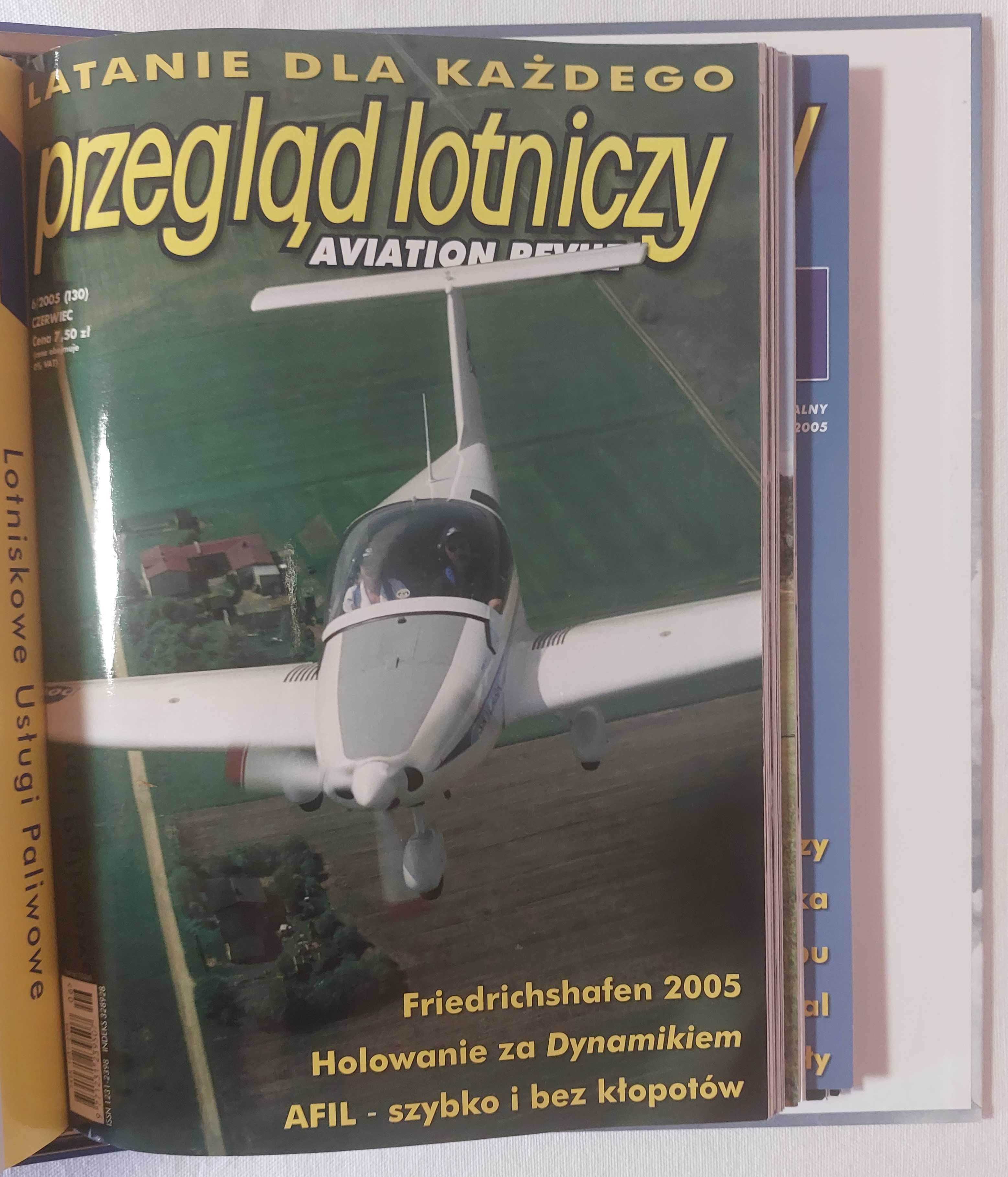 Przegląd Lotniczy PLAR cały rocznik 2005 w segregatorze PLAR