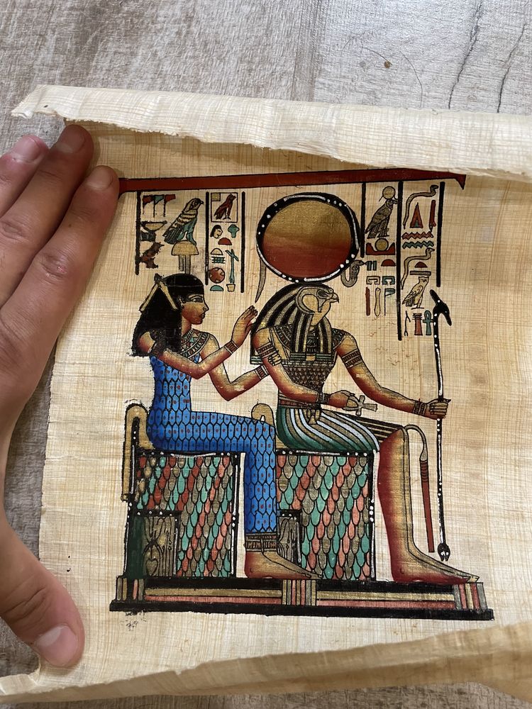 Картина на папірусі єгипт