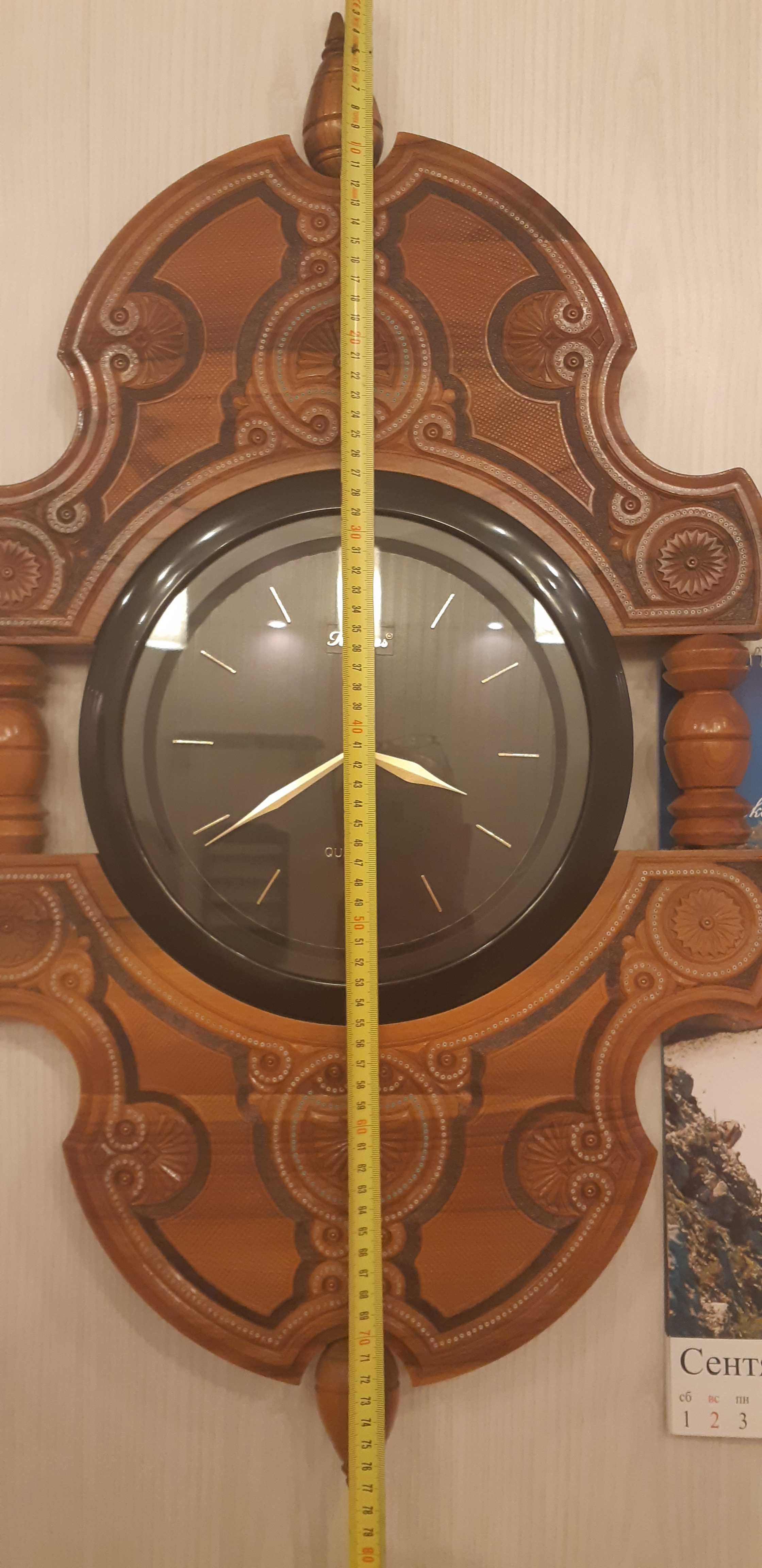 Часы настенные ручной работы 75 на 45 см